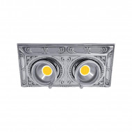 Встраиваемый спот (точечный светильник) FEDE Lighting Toscana Siena Square Two FD1025CCB Встраиваемый спот (точечный светильник) FEDE Lighting Toscana Siena Square Two FD1025CCB