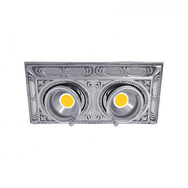 Встраиваемый спот (точечный светильник) FEDE Lighting Toscana Siena Square Two FD1025CCB Встраиваемый спот (точечный светильник) FEDE Lighting Toscana Siena Square Two FD1025CCB