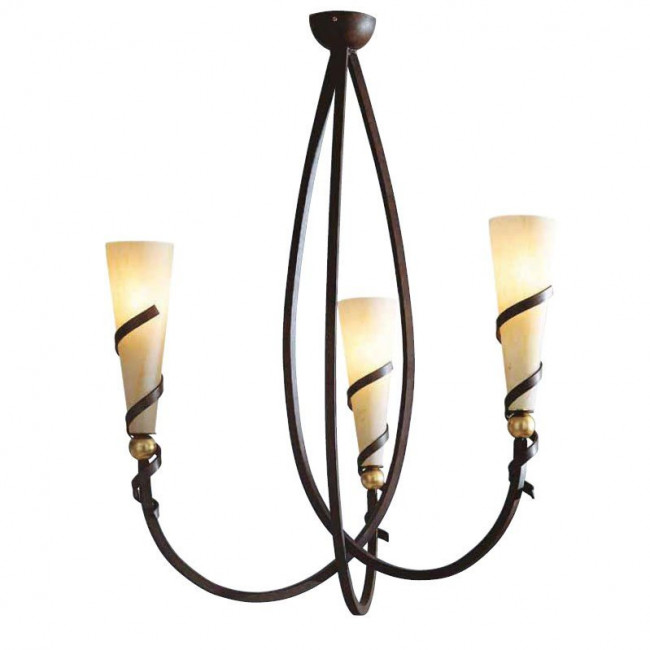 Потолочная люстра Lucienne Monique Kyros 7385/3 Ruggine Потолочная люстра Lucienne Monique Kyros 7385/3 Ruggine