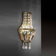 Настенный светильник Beby Group Empire 1050/1A Green Gold CUT CRYSTAL Настенный светильник Beby Group Empire 1050/1A Green Gold CUT CRYSTAL