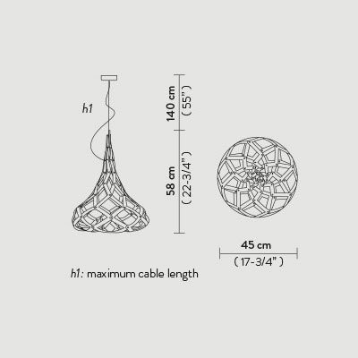 Подвесной светильник Slamp Supermorgana SUSPENSION GOLD/BLACK SMO76SOS0000BG000 Подвесной светильник Slamp Supermorgana SUSPENSION GOLD/BLACK SMO76SOS0000BG000
