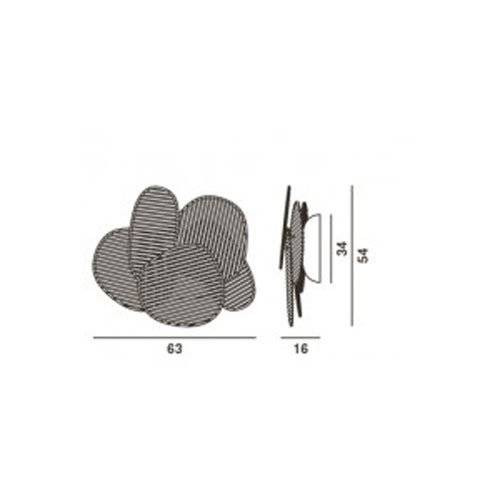 Настенный светильник Foscarini Nuage 243005DM 10
