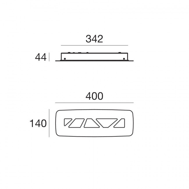 Настенный светильник Linea Light Zebra 8245