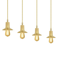 Подвесной светильник FEDE Lighting Milano IV Edison FD1078SOB