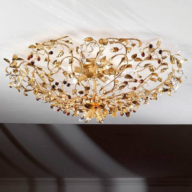 Потолочный светильник Masca Mughetto 2835/5PL Oro Потолочный светильник Masca Mughetto 2835/5PL Oro