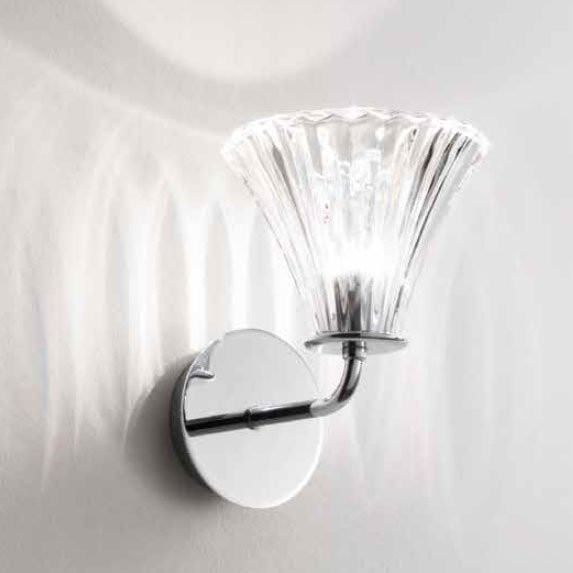 Бра Renzo Del Ventisette Ohlala A14490/1 DEC. CROMO CRISTALLO TRASPARENTE