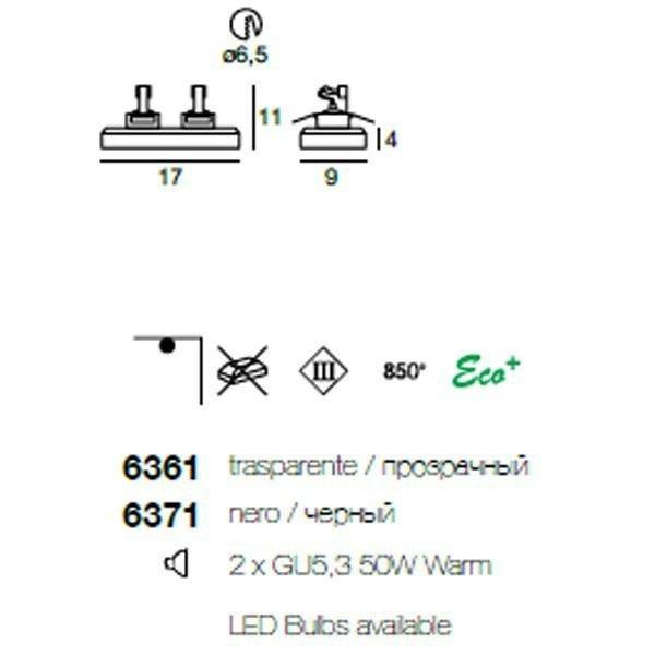 Встраиваемый спот (точечный светильник) Linea Light Incasso 6361 Встраиваемый спот (точечный светильник) Linea Light Incasso 6361