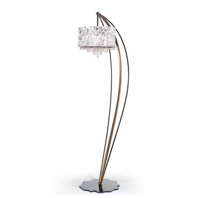 Торшер IDL Crystal blade 512/5P black aubergine Торшер IDL Crystal blade 512/5P black aubergine