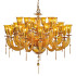Люстра Euroluce Julienne L12+6+6 Gold Amber