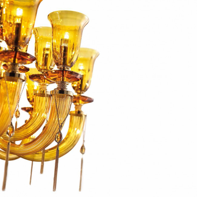 Люстра Euroluce Julienne L12+6+6 Gold Amber