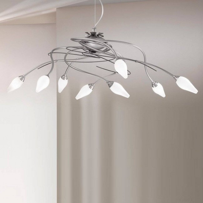 Люстра Masca Armonia 1832/8 Ral ardesia / Glass 505 Люстра Masca Armonia 1832/8 Ral ardesia / Glass 505