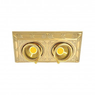 Встраиваемый спот (точечный светильник) FEDE Lighting Toscana Siena Square Two FD1025COB