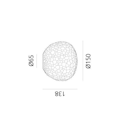 Настенный светильник Artemide Meteorite 1704110A Настенный светильник Artemide Meteorite 1704110A