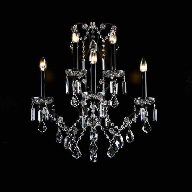 Бра Beby Group Old style 3316/5A Black matt CUT CRYSTAL Бра Beby Group Old style 3316/5A Black matt CUT CRYSTAL