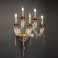 Бра Euroluce Julienne Axis A5 Gold Clear