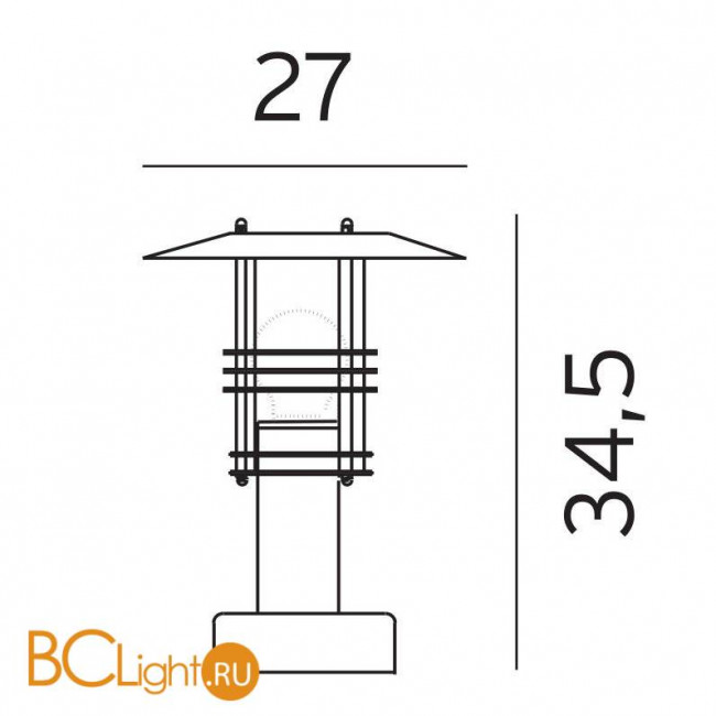 Садово-парковый фонарь Norlys Stockholm 284GA