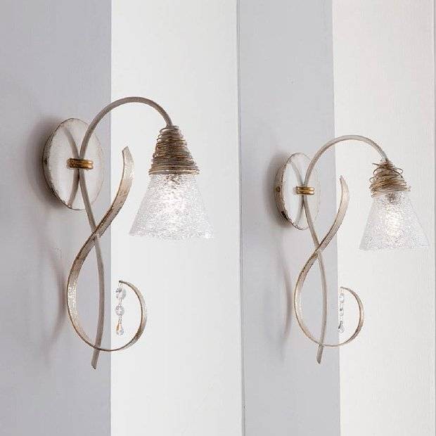 Бра Masca Siberia 1818/A1 Bianco oro / Glass 414 Бра Masca Siberia 1818/A1 Bianco oro / Glass 414