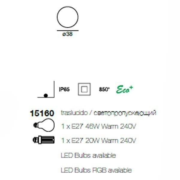 Садово-парковый фонарь Linea Light Oh! 15160