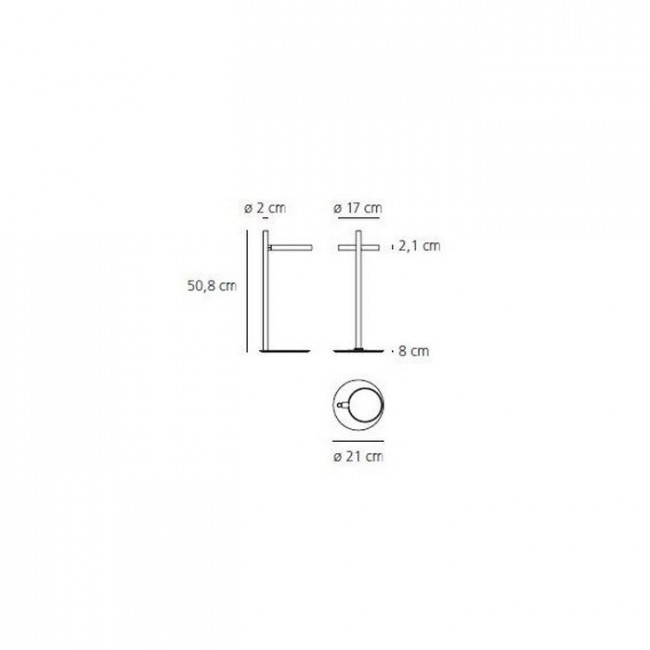 Настольный светильник Artemide Ipparco 1607010A