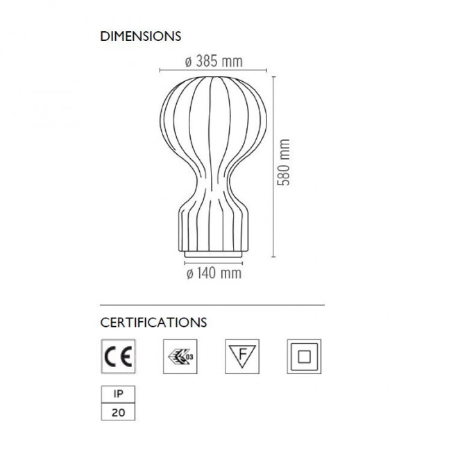 Настольный светильник Flos Gatto F2601009 Настольный светильник Flos Gatto F2601009