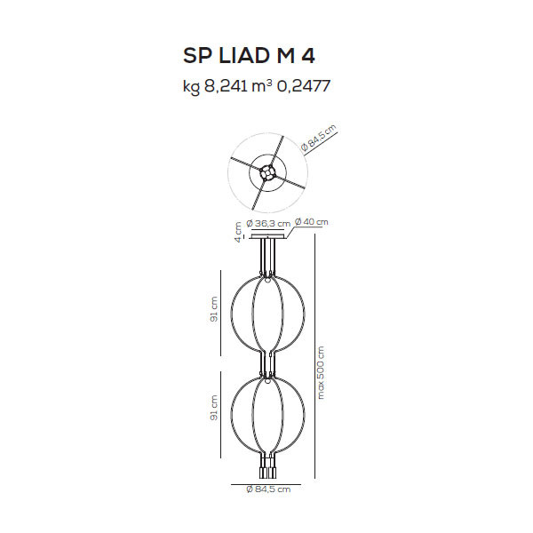 Подвесной светильник Axo Light Liaison SP LIAD M 4 NE OO LED Подвесной светильник Axo Light Liaison SP LIAD M 4 NE OO LED