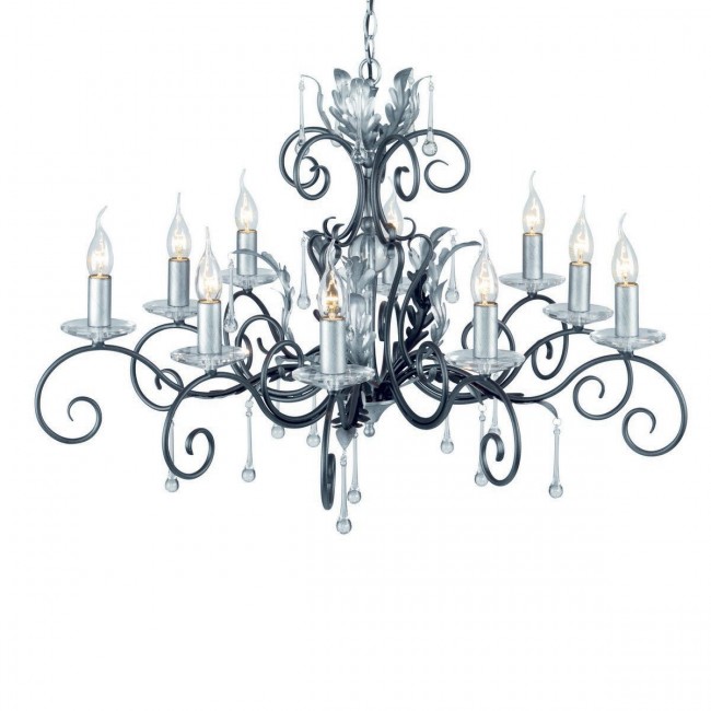Люстра Elstead Lighting Amarilli AML10 BLK/SILVER Люстра Elstead Lighting Amarilli AML10 BLK/SILVER