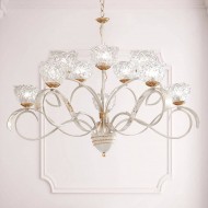 Люстра Masca Artica 1864/10 Bianco oro / Glass 577 Люстра Masca Artica 1864/10 Bianco oro / Glass 577