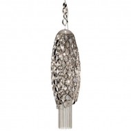 Подвесной светильник IDL Chrysalis 448/8 pure steel with satin nickel chains Подвесной светильник IDL Chrysalis 448/8 pure steel with satin nickel chains