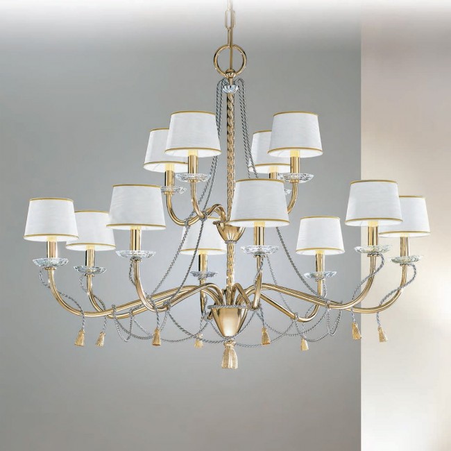 Люстра Prearo CLASSICA 2037/8+4/CP Люстра Prearo CLASSICA 2037/8+4/CP