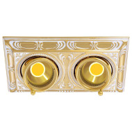 Встраиваемый спот (точечный светильник) FEDE Lighting Toscana Siena Square Two FD1025COP