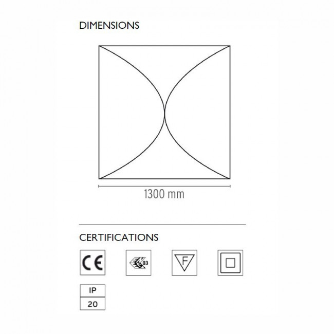Настенно-потолочный светильник Flos Ariette 3 F0600009 Настенно-потолочный светильник Flos Ariette 3 F0600009