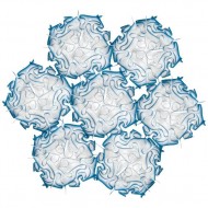 Подвесной светильник Slamp Veli 7 SUSPENSION CELESTE VEL78SOS0006D_000 Подвесной светильник Slamp Veli 7 SUSPENSION CELESTE VEL78SOS0006D_000