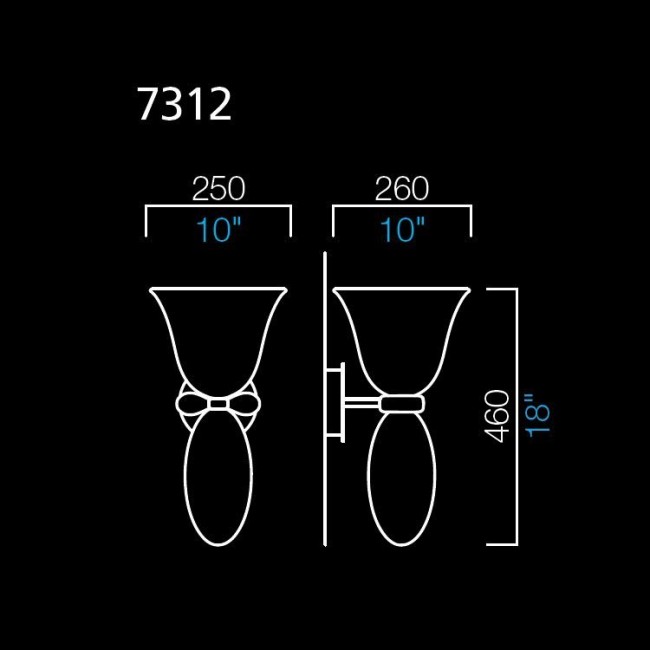 Бра Barovier&Toso Perseus 7312/BE Бра Barovier&Toso Perseus 7312/BE