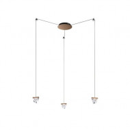 Подвесной светильник Fabbian Tripla F41 G01 76 Подвесной светильник Fabbian Tripla F41 G01 76