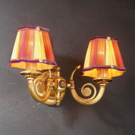 Бра Euroluce Lady A2 gold Amber Бра Euroluce Lady A2 gold Amber