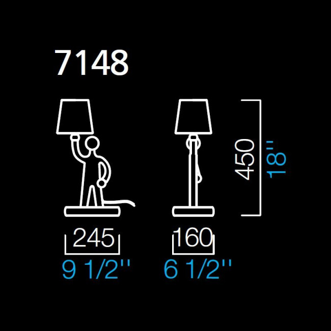 Настольная лампа Barovier&Toso Marino&Marina 7148/LO/RI Настольная лампа Barovier&Toso Marino&Marina 7148/LO/RI