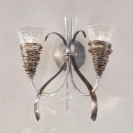 Бра Masca Siberia 1818/A2 Argento acido / Glass 414 Бра Masca Siberia 1818/A2 Argento acido / Glass 414