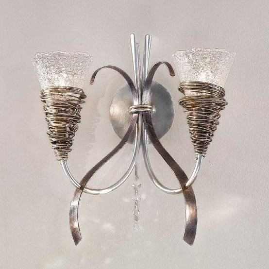 Бра Masca Siberia 1818/A2 Argento acido / Glass 414 Бра Masca Siberia 1818/A2 Argento acido / Glass 414