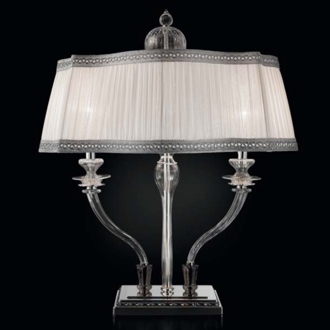 Настольная лампа Sylcom Impero 1653/L2 ARG CR + TOP 1653 ARG Настольная лампа Sylcom Impero 1653/L2 ARG CR + TOP 1653 ARG