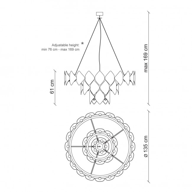 Люстра Baga Holly H01G8 Люстра Baga Holly H01G8