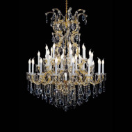 Люстра Beby Group Novecento 915/45+1 Light gold CUT CRYSTAL Люстра Beby Group Novecento 915/45+1 Light gold CUT CRYSTAL