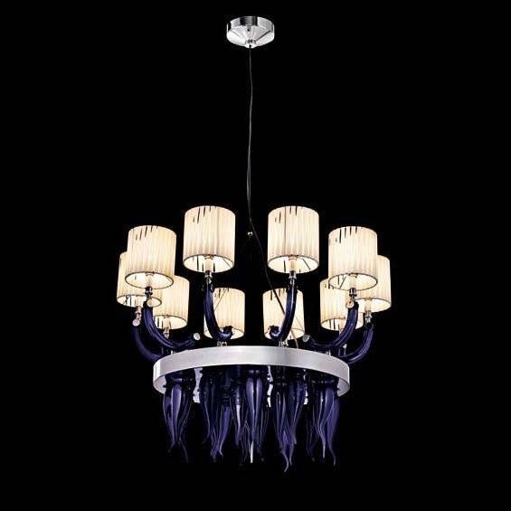 Люстра Beby Group Prive 0220B04 Chrome Violet White Люстра Beby Group Prive 0220B04 Chrome Violet White