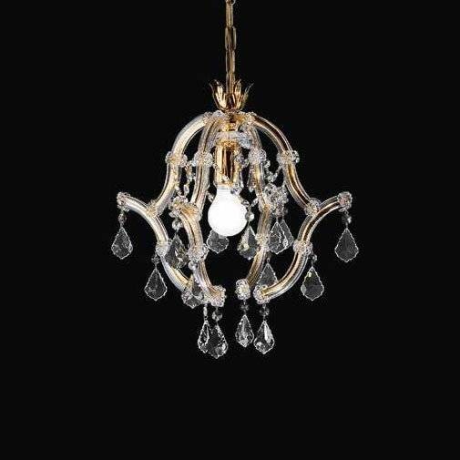 Подвесной светильник Beby Group Novecento 470/1 Light gold CUT CRYSTAL Подвесной светильник Beby Group Novecento 470/1 Light gold CUT CRYSTAL