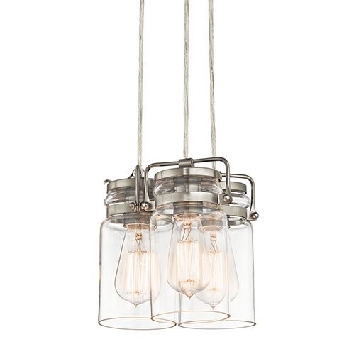 Подвесной светильник Kichler Brinley KL/BRINLEY3 NI Подвесной светильник Kichler Brinley KL/BRINLEY3 NI