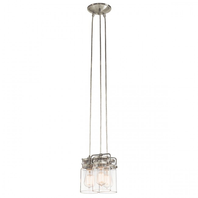 Подвесной светильник Kichler Brinley KL/BRINLEY3 NI Подвесной светильник Kichler Brinley KL/BRINLEY3 NI