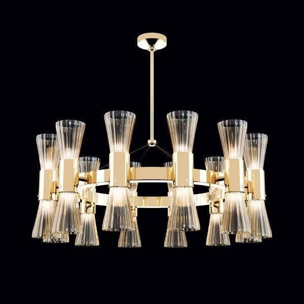 Потолочная люстра Beby Group Secret 0650B01 Light gold Gold leaf