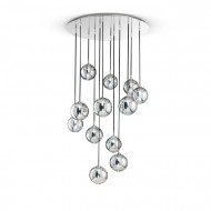Подвесной светильник Renzo Del Ventisette Ohlala L14555/12 DEC. cromo SFERE CROMO Подвесной светильник Renzo Del Ventisette Ohlala L14555/12 DEC. cromo SFERE CROMO
