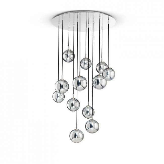 Подвесной светильник Renzo Del Ventisette Ohlala L14555/12 DEC. cromo SFERE CROMO Подвесной светильник Renzo Del Ventisette Ohlala L14555/12 DEC. cromo SFERE CROMO