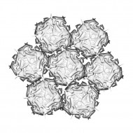 Подвесной светильник Slamp Veli 7 SUSPENSION CHARCOAL VEL78SOS0006N_000 Подвесной светильник Slamp Veli 7 SUSPENSION CHARCOAL VEL78SOS0006N_000