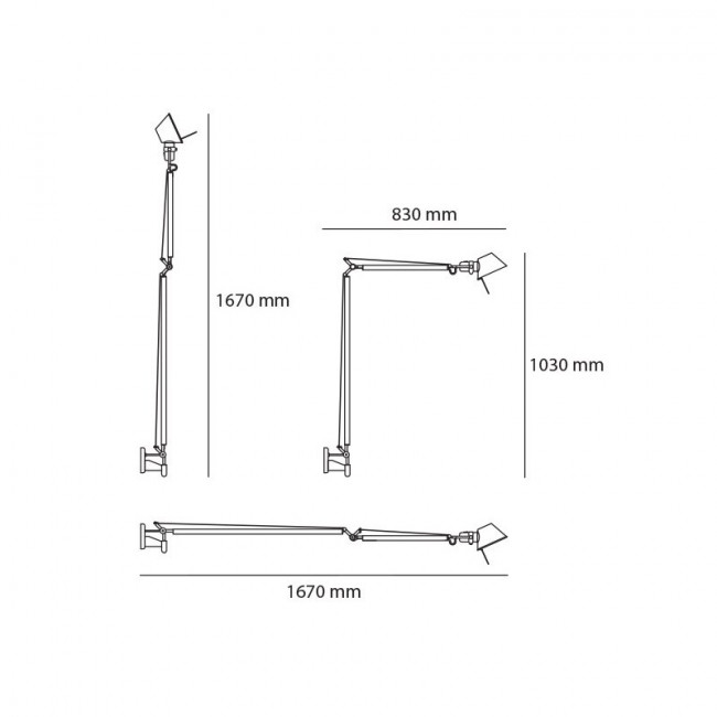 Бра Artemide Tolomeo A0460W50 Бра Artemide Tolomeo A0460W50